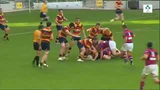 Irish Rugby TV Lansdowne v Clontarf Highlights [upl. by Valonia]