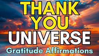 Thank You Affirmations  Morning Gratitude Affirmations to Attract Positivity and Abundance [upl. by Victor]