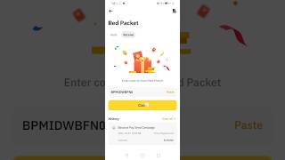 binance red packet code today 2024  binance red packet code [upl. by Aneehsat]