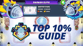 Bloons TD 6 RANKED ELITE Dreadbloon TOP 10 Guide Winter park [upl. by Arramat]