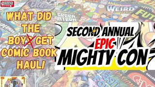 EPIC MIGHTY CON Comic Book Haul [upl. by Haiasi]