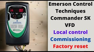 Emerson vfd Error Code 01 Brake over current Emerson drive fault VFD training Emerson VFd Trainin [upl. by Sulrac]