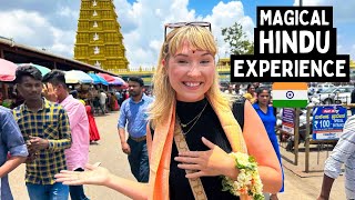 We Came to MYSORE India to Visit THIS 🇮🇳 First Time at a HINDU Temple [upl. by Llen]