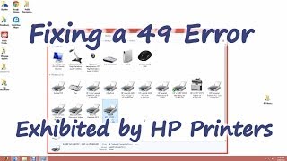 Fixing a 49 Error on HP Printers [upl. by Merrily]