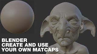 Blender  Create and use your own Matcaps  English [upl. by Grissom]