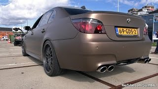 BMW E60 M5 V10 w Custom XPipe  HMS Exhaust System [upl. by Eadwina]