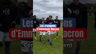 Combien COÛTENT les CRAMPONS de MACRON  football [upl. by Ilona888]