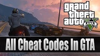 GTA 5 ALL Cheat Codes quotFull List  PS3 and Xbox 360quot Grand Theft Auto V Cheats [upl. by Atenik]