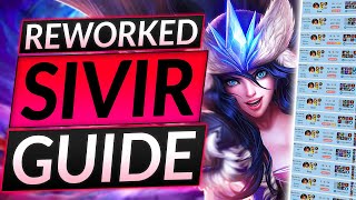 NEW SIVIR GUIDE REWORKED Abilities Combos Mechanics Tricks and Builds  LoL ADC Tips [upl. by Ayote]