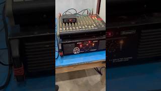 Dj amplifier setupsound testing shortsfeed shorts viralvideo [upl. by Llerad]