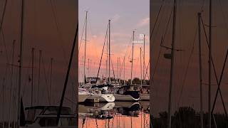 Sunset at summer’s end  Sailing Odyssey sailing lakeontario sailinglife sunset sunsets [upl. by Luanni]