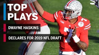 Season Highlights Dwayne Haskins Declares for the 2019 NFL Draft  Ohio State  Big Ten Football [upl. by Anehsuc]