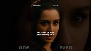 Amrithya is hurt by Saahos Betrayal  Prabhas Shraddha Kapoor  primevideoindia [upl. by Velma]