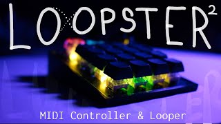 MIDI Loopster 2 Features and Demo  Compact MIDI controller and looper with full sized MIDI IO [upl. by Vadnee12]