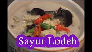 een Indonesisch gerecht  Sajoer Lodeh recept  Resep Sayur Lodeh Terong Tempe  Dapurnya Mevrouw [upl. by Nida647]