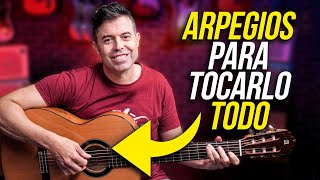 3 ARPEGIOS para tocar CUALQUIER CANCIÓN en GUITARRA [upl. by Anotal]