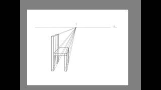 Zentralperspektive Wie zeichne ich einen Stuhl [upl. by Carrelli]
