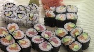 How To Make Simple And Delicious Sushi12 [upl. by Adilem]