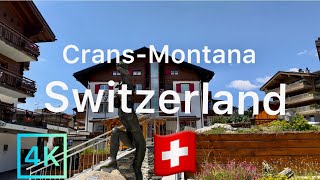 Crans Montana Switzerland 4k [upl. by Krutz]