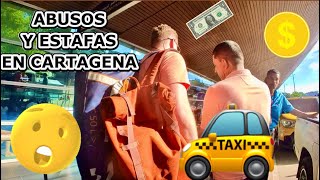 🆘Alerta Aeropuerto de Cartagena😭Abusos y Estafas a los Turistas de parte de los Taxistas 🚕 [upl. by Yaresed419]