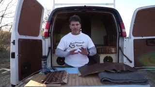 Van Life DIY Cargo Van to Camper Van Interior  How To Insulate amp Upholster Van Walls amp Ceiling [upl. by Niki]