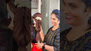 Hair Styles😍Khushi Beauty Sparkle Training InstituteMessy braid styleShortsYoutubeshortsindiaYt [upl. by Neenaj]