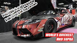 Worlds Quickest MkV Supra Kelford Cams new S58 and B58 Camshaft Range  PRI Show 2023 [upl. by Alket652]