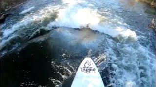 Supwhitewater wintertraining Fitnesssupcoach [upl. by Nosnej279]