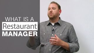 What is the Role of a Restaurant Manager [upl. by Itch]