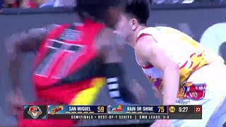 Rain or Shine’s THREEPOINT SHOWER in 3Q vs San Miguel 🌧️  PBA SEASON 48 PHILIPPINE CUP [upl. by Ecydnak]