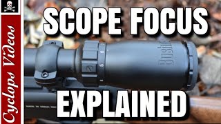 Rifle Scopes Adjustment Scope Focus [upl. by Ricker16]