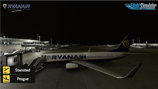 Stansted to Prague  MSFS 2020  Ryanair [upl. by Ez]