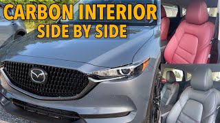 CX5 Carbon Edition Interior  Side By Side Comparison [upl. by Ellata896]