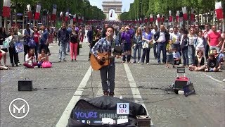 Hallelujah  Leonard Cohen cover by Yuri Menna in Paris [upl. by Anneehs542]