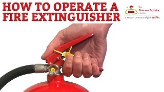 How a Fire Extinguisher works and how to operate a Fire Extinguisher [upl. by Regazzi143]