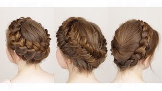 3 ways to do a Crown Braid [upl. by Buyse]