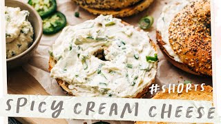 Jalapeño CREAM CHEESE Schmear Recipe for Bagels [upl. by Ange]