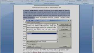 0904  Verificar a ortografia e a gramática Curso Multimédia Word 2007 [upl. by Radbourne]