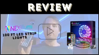 Nexillumi LED Lights Review [upl. by Moriarty270]