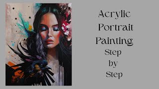 Acrylic Portrait Painting Technique [upl. by Charlotta]