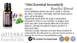 Ulei Esential Serenity doTerra Essential Oil [upl. by Terraj]