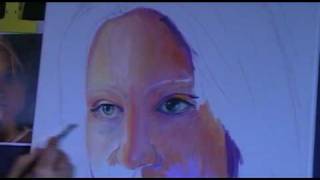 Painting Portraits in oil demo by Tamara GeddesLessons available [upl. by Eiduj]