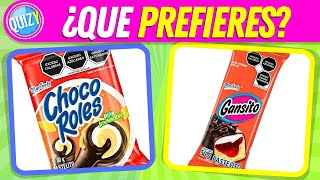 ¿Qué Prefieres 🍪 Botanas 🍩  Play Quiz 😵  Trivia [upl. by Aluk877]