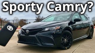 2021 Toyota Camry SE Nightshade  Blacked Out Camry [upl. by Ilak653]