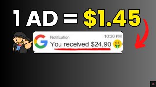 How to Get Paid 145 🤑 Watching Google Ads [upl. by Dnomhcir]