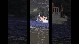 Ullswater Steamer Departing Glenridding shorts ullswater lakedistrict [upl. by Hotze573]