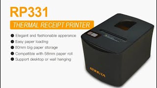 NP331A POS Printer Setting Configuration Tutorial [upl. by Noiz]