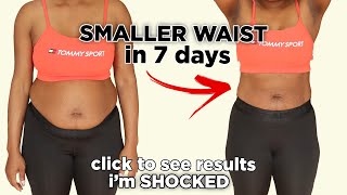 i did stomach vacuums for a smaller waist 1 minute workout for 7 days SHOCKING [upl. by Puto]