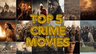 Top 5 Crime Movies You Must Watch 🎬🔥 [upl. by Nalak605]