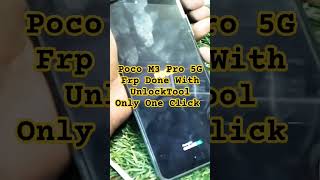 Poco M3 Pro 5G Frp Done With Unlock Tool Only One Click 2024 frp mobile all android frpbypass [upl. by Onitrof]